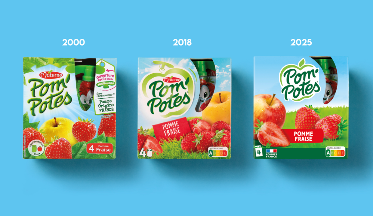 Evolution Branding identité packaging Pom'Potes
